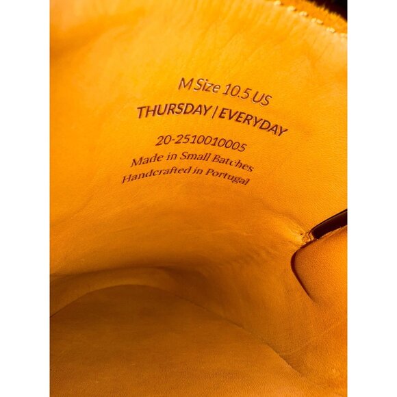 THURSDAY Penny Leather Loafer Shoes Size 10.5 Color Burgundy New - Picture 2 of 9